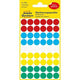 Etiquettes avery 3088 rondes 12mm assorties
