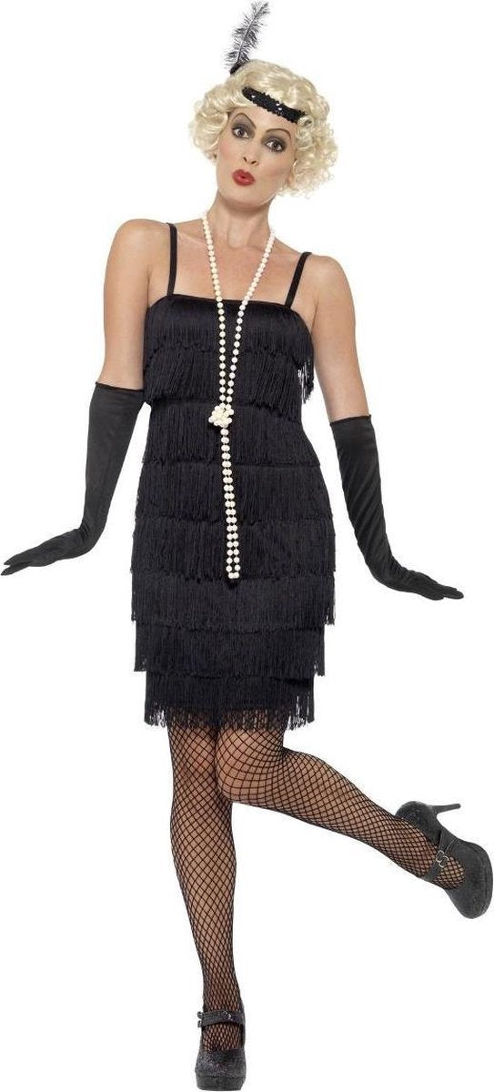Robe Smiffys Charleston noire - taille m