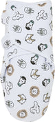 Meyco bébé animal swaddle emmaillotage doublé - multicolore - 0-3 mois - 2,0 tog
