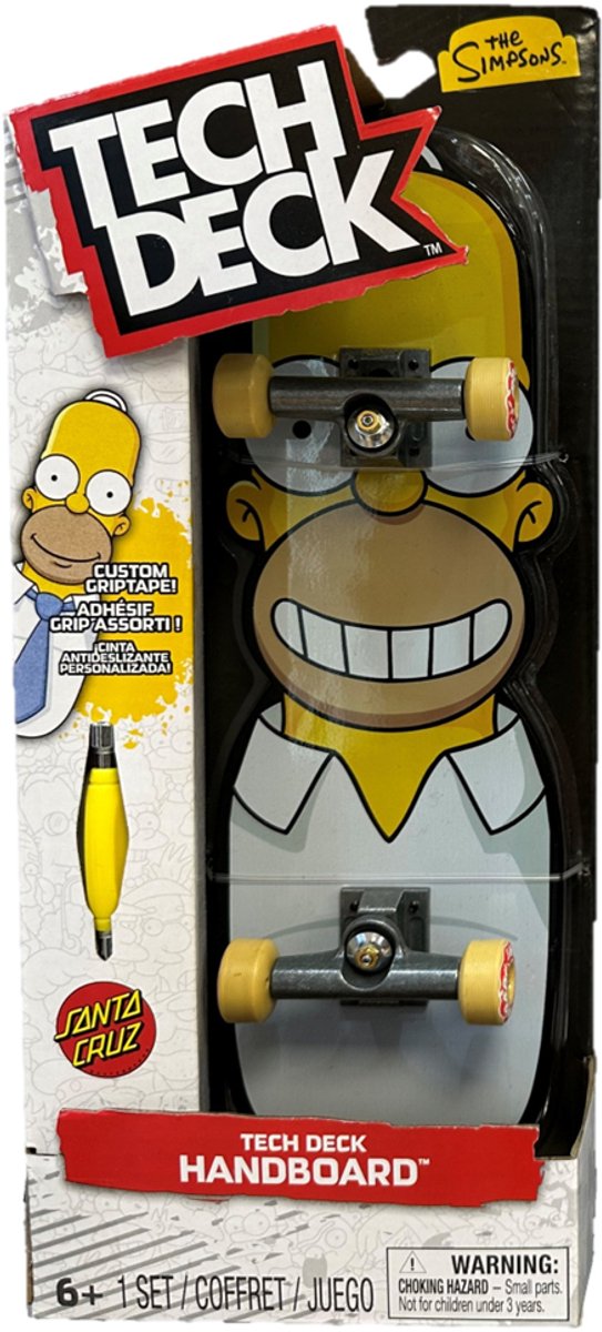 Tech deck, le handboard des Simpsons, d'authentiques mini skateboards (pour usage manuel uniquement)