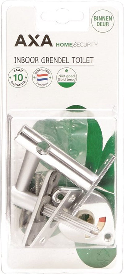 Boulon percé Axa (DM50) aluminium : pour WC ou salle de bain. 50mm
