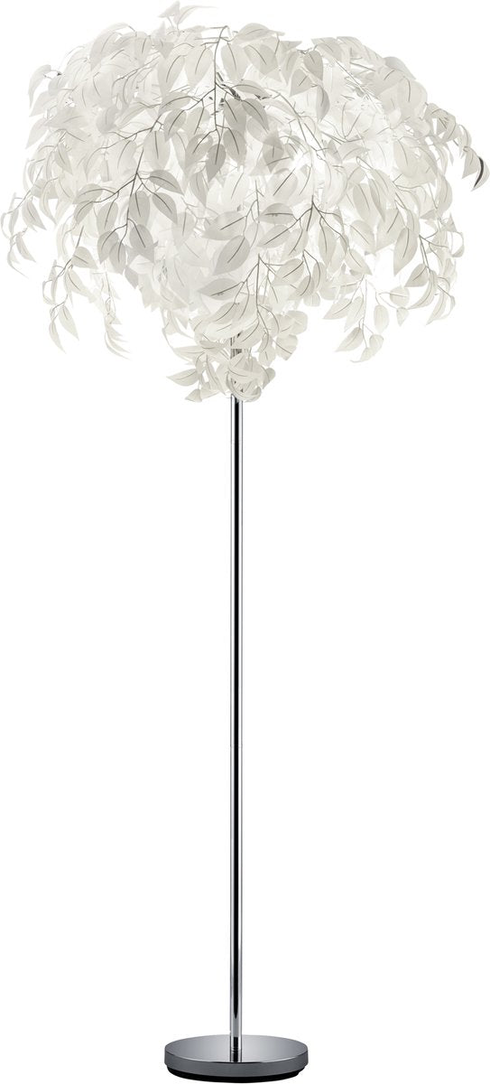 Rl live your light reality leavy - lampadaire - chrome - excl. 3x e14 4,9 w - interrupteur au pied - protection cartouche