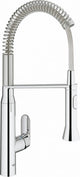 Robinet de cuisine Grohe k7 - bec moyen - avec douchette professionnelle - chrome