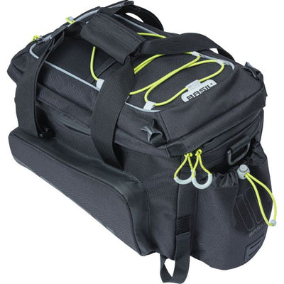 Basil Miles XL Pro Luggage Mense Menace - Adapterplates Sporty - Black Lime - 9-36L - Mik RT