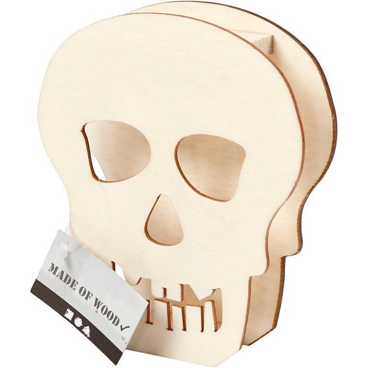 Creativ company crâne, crâne ou crâne, h : 13,5 cm, d : 3 cm, l : 11,5 cm, 1 pièce