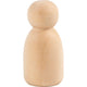 Figurine en bois Creativ company, ovale, h: 6 cm, 5 pièces 1 boîte