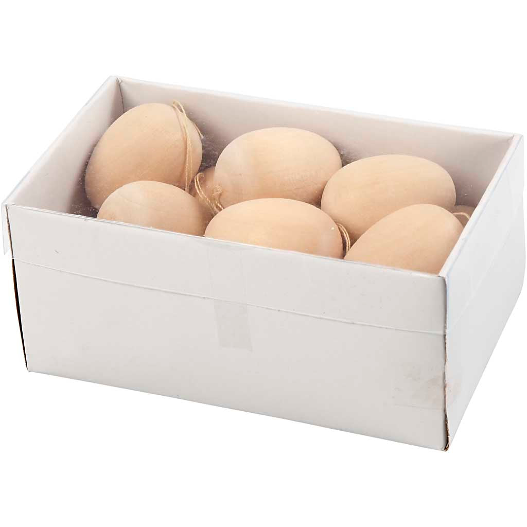 Oeuf Creativ company, h : 40 mm, d 30 mm, 15 pièces 1 sachet