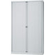 Armoire à enroulement haut bisley 120x43x198cm gris clair 4 étagères