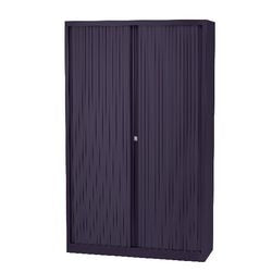 Armoire à enroulement haut bisley 120x43x198cm gris foncé 4 étagères