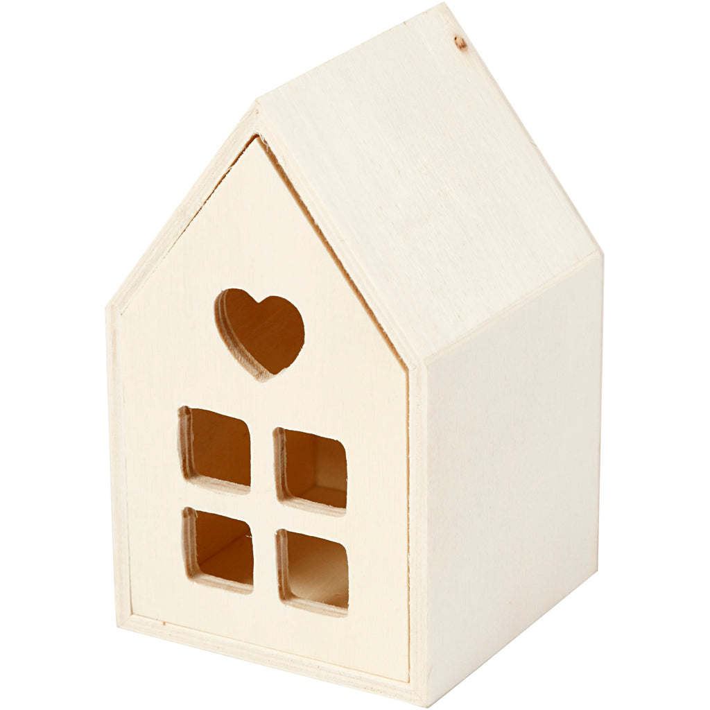 Creativ Company House en bois avec tiroir, 10,8 cm