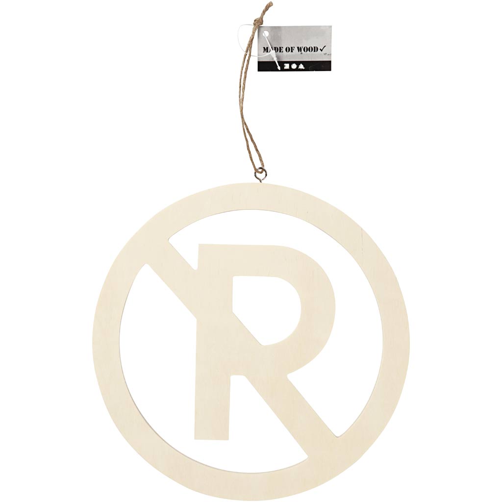 Bouclier d'entreprise Creativ, pas de stationnement, taille 21,3 cm, épaisseur 0,9 cm, 1 pièce