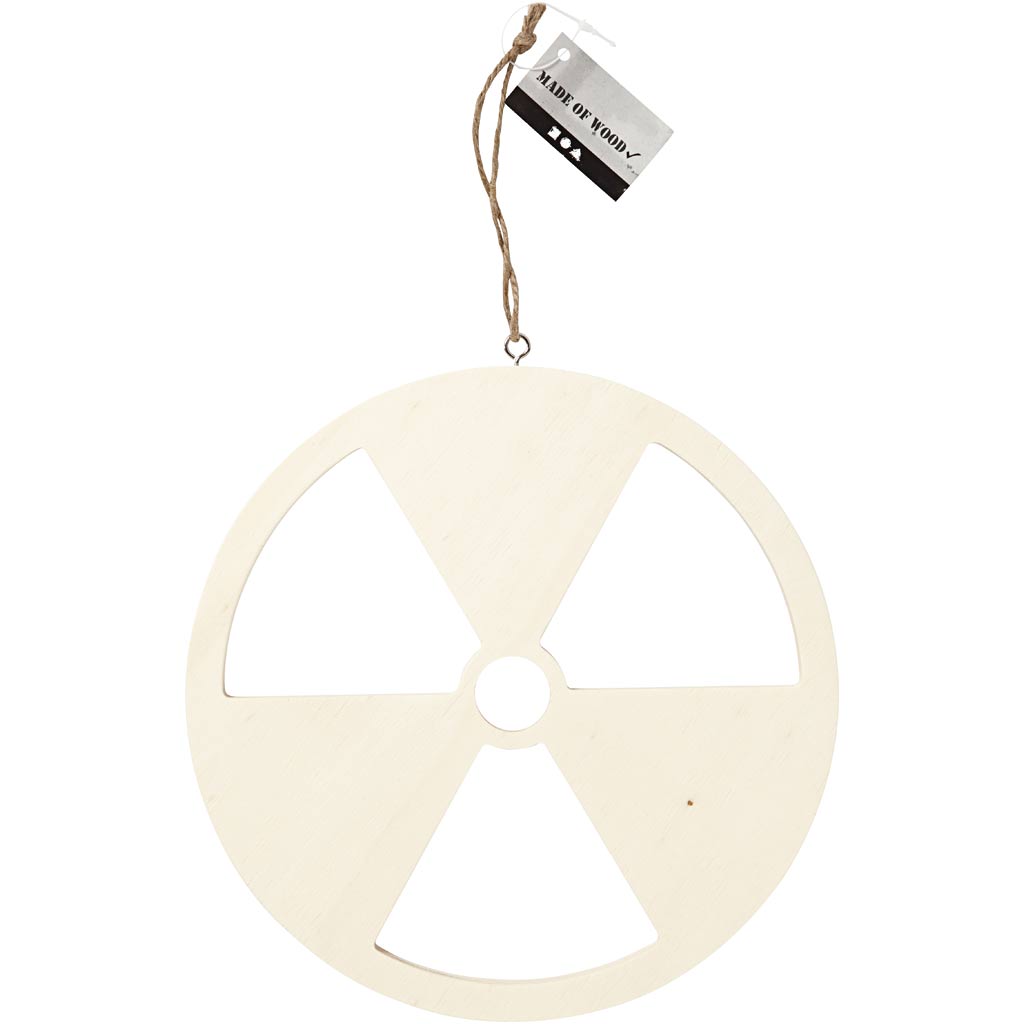 Bouclier Creativ Company, sans énergie nucléaire, taille 21,3 cm, épaisseur 0,9 cm, 1 pièce