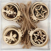 Creativ company Cintres de Noël en bois, 24 pcs.