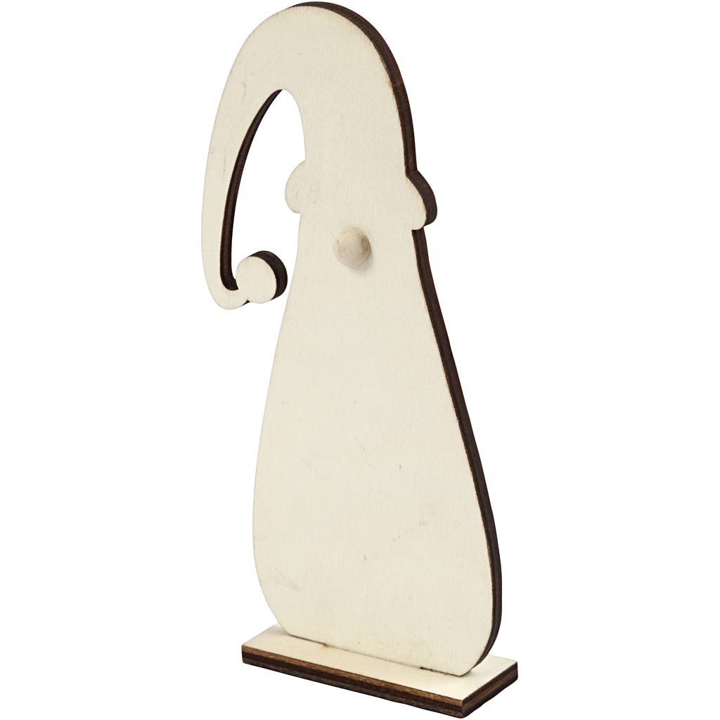 Nain de Noël Creativ company, h : 15 cm, d : 2,4 cm, l : 7 cm, épaisseur 3 mm, 1 pièce
