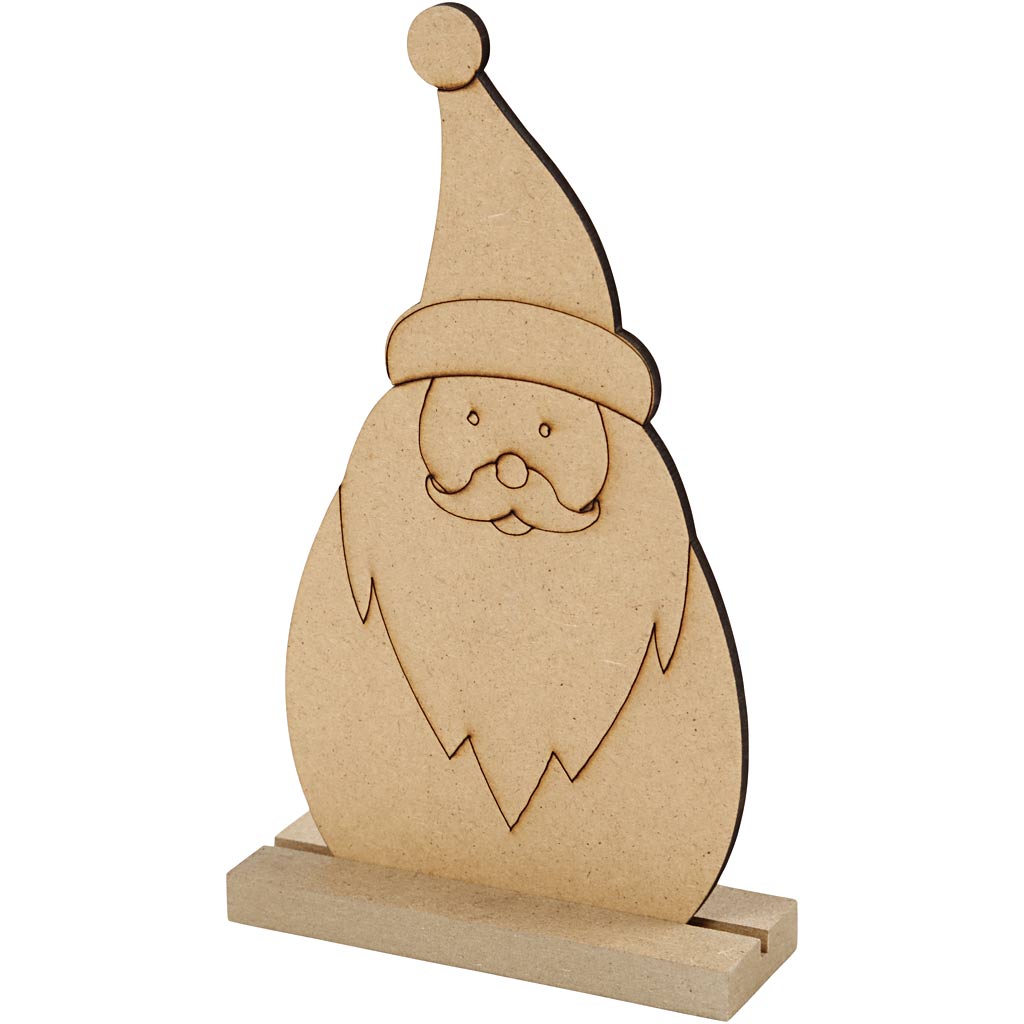 Figure de Noël en bois Santa Claus