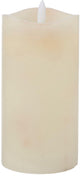 Bougie LED Arti casa - minuterie 6 heures - fonctionne sur batterie - 7,5 x 15 cm - ivoire
