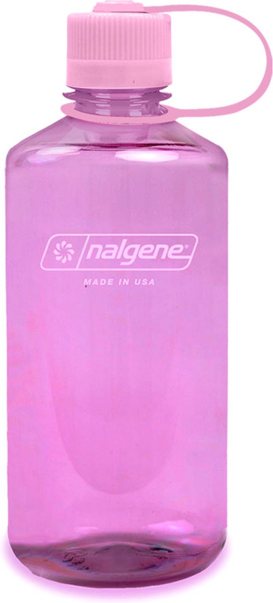 Nalgene - bouteille à goulot étroit - gourde - bouteille d'eau - étanche - 1000 ml - sans bpa - sustain - fleur de cerisier