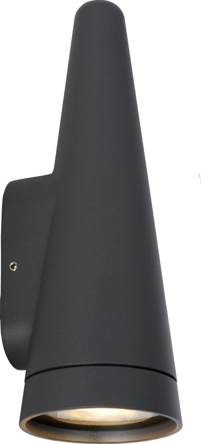 Lucide Wizard - applique intérieure extérieur - LED dimmable - 1xGU10 - IP54 - anthracite