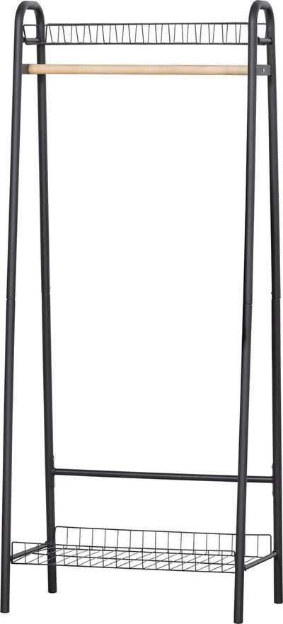 Porte-vêtements Woood jovi - métal - noir - 167x70x41
