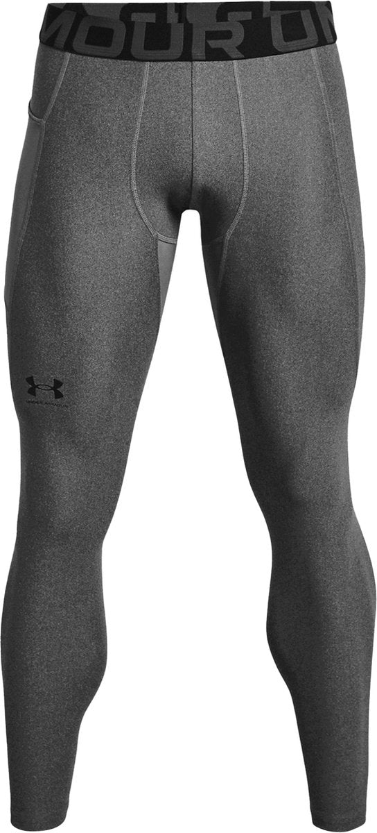 Under Armour UA HG Armour Leggings - Gris Pantalon de sport pour hommes - Carbon Heather - Noir