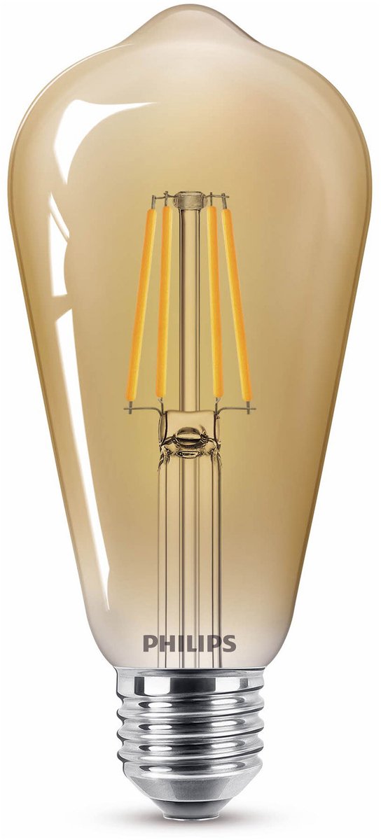 Philips LED Edison or - 35 W - E27 - lumière blanc très chaud