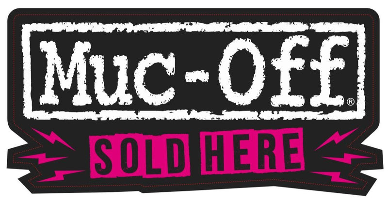 Autocollant de fenêtre Muc-off vendu ici