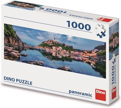 Puzzle Dinotoys - Puzzle panoramique de l'île de Krk - 1000 pièces