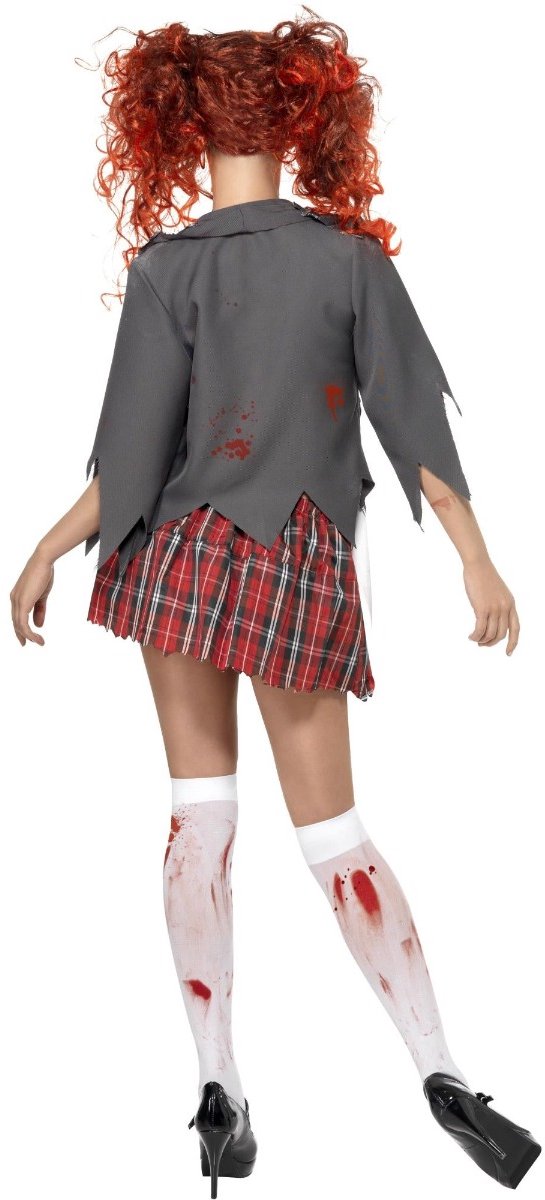 Vegaoo Costume d'écolière zombie tenue d'Halloween - déguisement - moyen