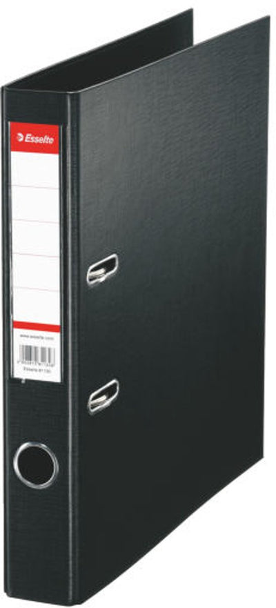 Classeur standard Esselte noir - a4 - 50 mm - sans protège-bords