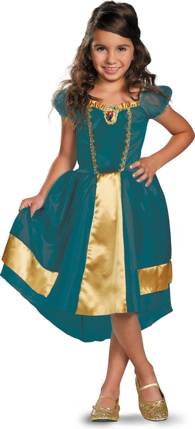 Déguisement princesse disney - brave (disney pixar), robe merida classique, taille s (5 - 6 ans), fille