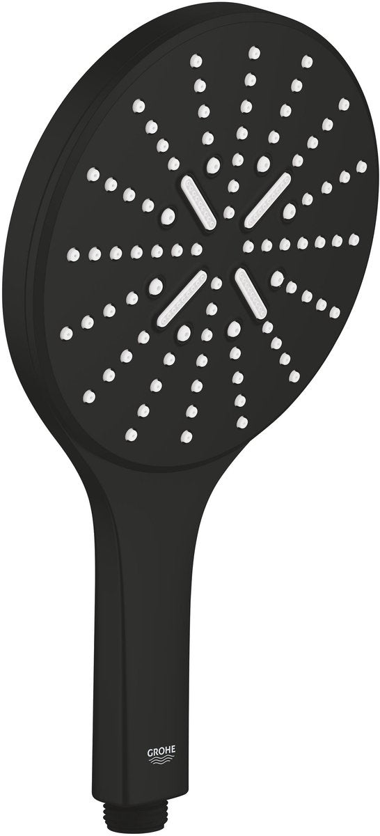 Grohe quickfix vitalio smartactive 150 - douchette à main - 3 types de jets - économie d'eau - noir mat