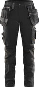 Blåkläder blaklader pantalon de travail pour femme avec stretch 7115-1343 - noir - c44