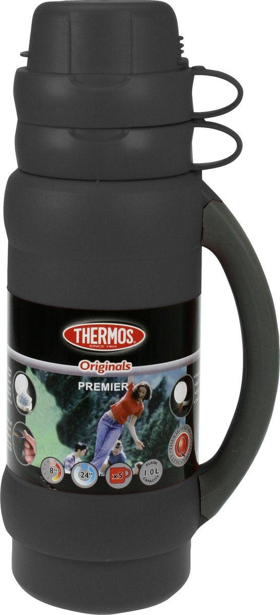 Bouteille isotherme Thermos Premier - 1l - noir