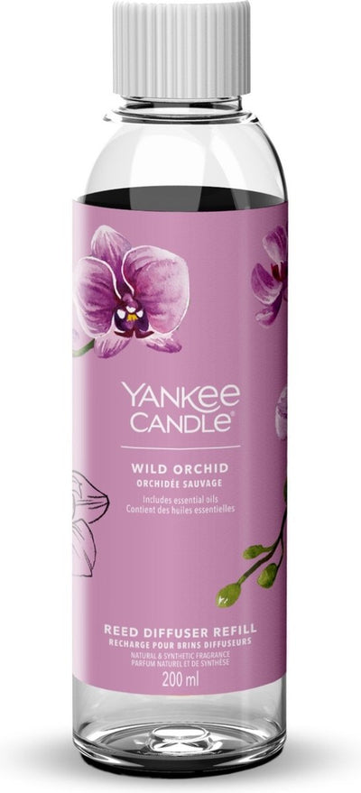 Bougie Yankee - recharge pour bâtonnets parfumés 200 ml - orchidée sauvage