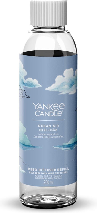 Bougie Yankee - recharge pour bâtonnets parfumés 200 ml - air océan