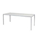 Table domino Schavenburg 200x80x74cm blanc