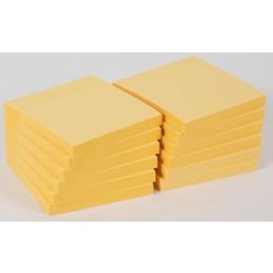 Notes autocollantes supplémentaires Office Depot jaune