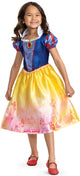 Déguisement princesse disney - Blanche Neige, robe blanche neige classique du livre de contes, taille m (7-8 ans), fille