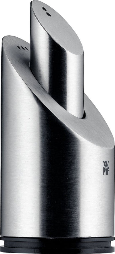 WMF deux en un - moulin à sel et à poivre - compact - acier inoxydable - manuel - design moderne