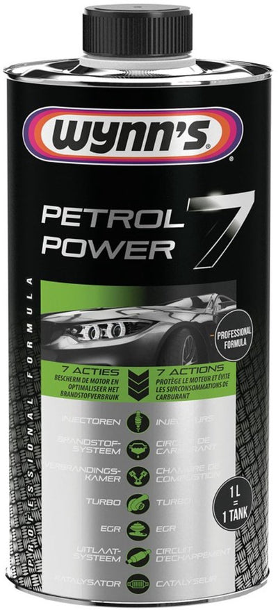 Wynn's Petrol Petrol Power 7 - additif 7-en-1 avec solution complète pour moteurs à essence