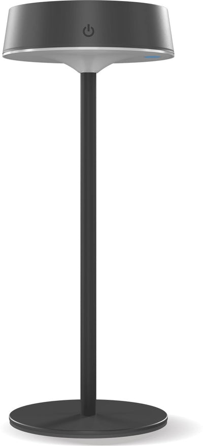 Lampe de table solaire Calex parma - énergie solaire et rechargeable - dimmable - intérieur et extérieur - lumière blanc chaud - noir