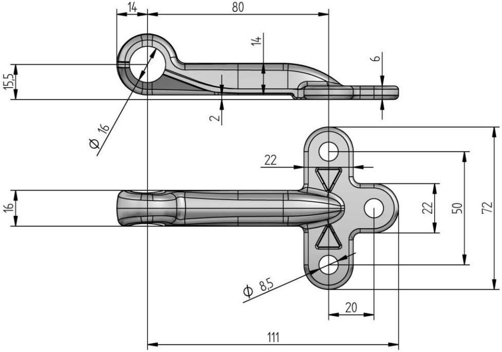 Bünte invasive fbs gr.1 d = 16,0 longueur 125 mm