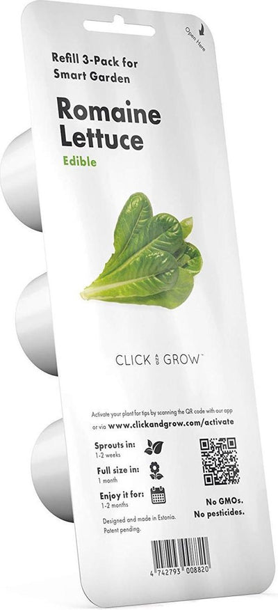 Click and grow click grow recharge de laitue romaine paquet de 3