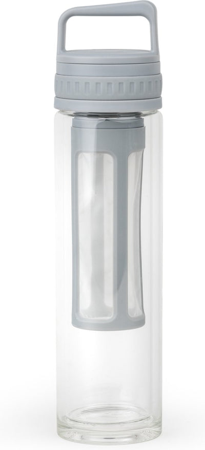 Léopold Vienne - gourde moshi to-go cup thermos - verre à double paroi - gris