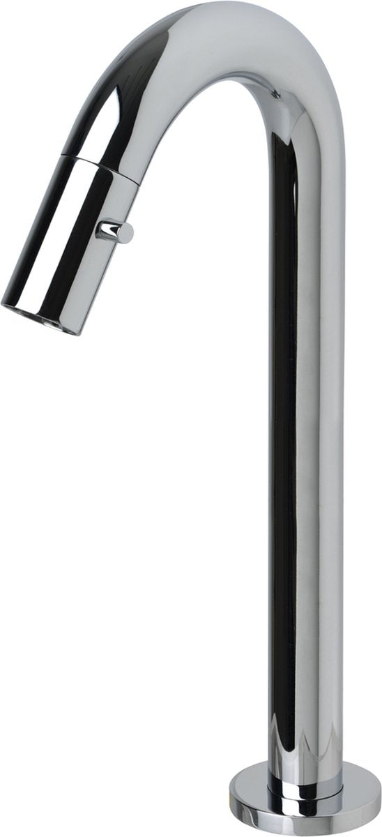 Robinet de WC Plieger Lupo 2.0 – Robinet de lavabo à poser – Modèle surélevé – Bec 20,3 cm – Garantie 10 ans – Chrome