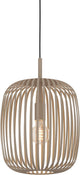 Lampe à suspension Eglo romazzina - e27 - ø 32,5 cm - couleur sable
