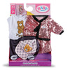 Tenue glamour bébé né 43cm | 2 pièces