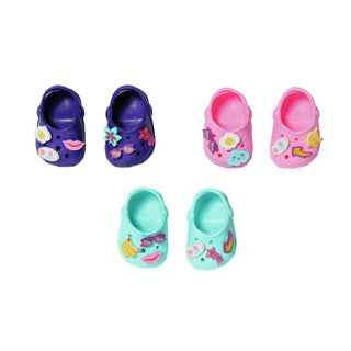 Chaussures baby born avec épingles 3 assorties 43cm | 2 pièces