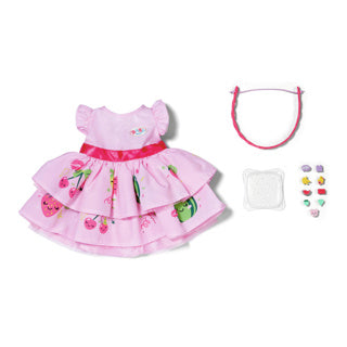 Robe baby born avec pinplay 43cm | 2 pièces
