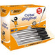 Pack économique Bic cristal avec capuchon moyen noir
